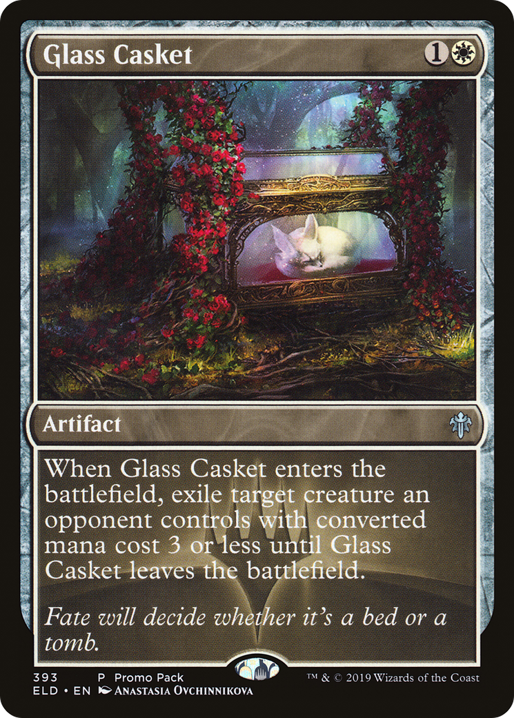 Glass Casket (ELD-393) - Throne of Eldraine - Premium MTG Single from Wizards of the Coast - Just $0.13! Shop now at Game Crave Tournament Store