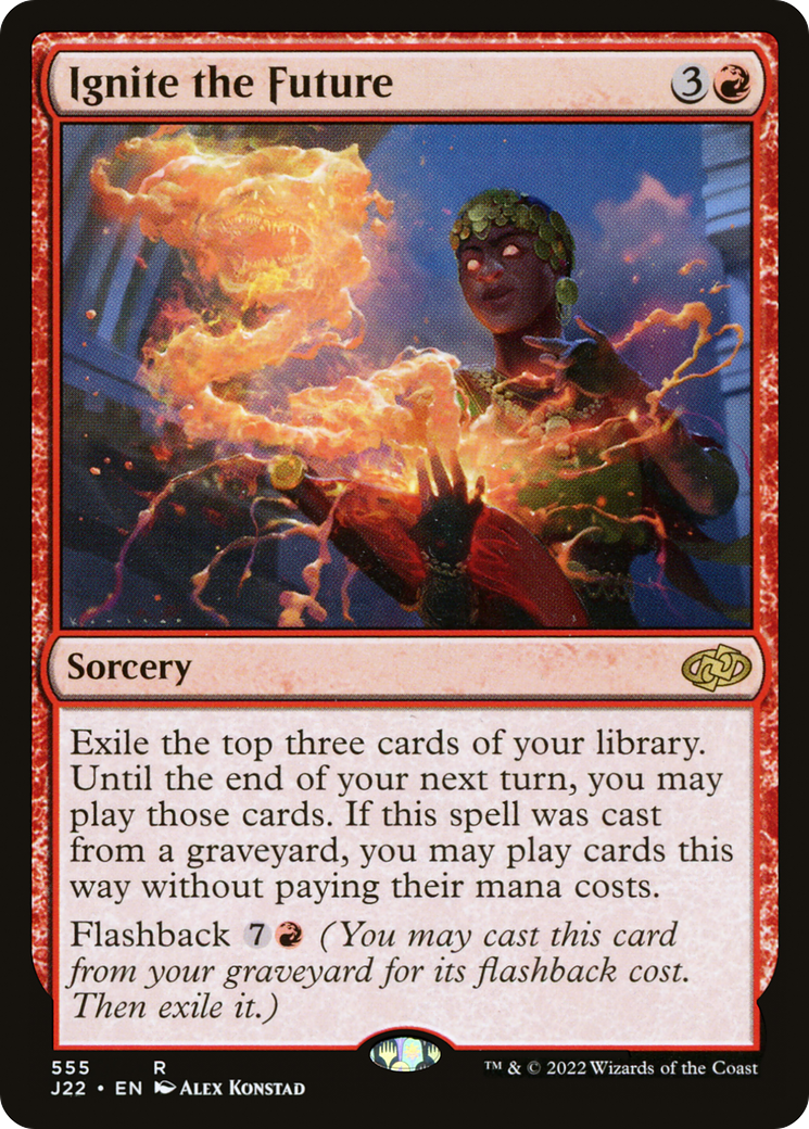 Ignite the Future (J22-555) - Jumpstart 2022 - Premium MTG Single from Wizards of the Coast - Just $0.08! Shop now at Game Crave Tournament Store