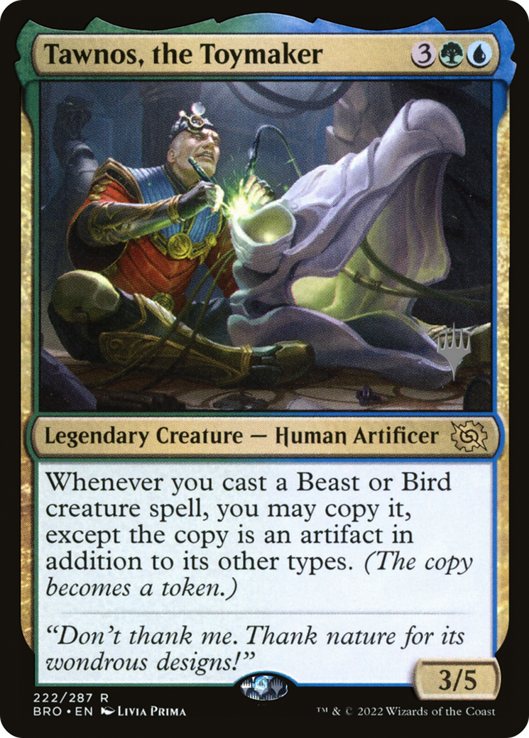 Tawnos, the Toymaker (PBRO-222P) - The Brothers' War Promos Foil - Premium MTG Single from Wizards of the Coast - Just $0.17! Shop now at Game Crave Tournament Store