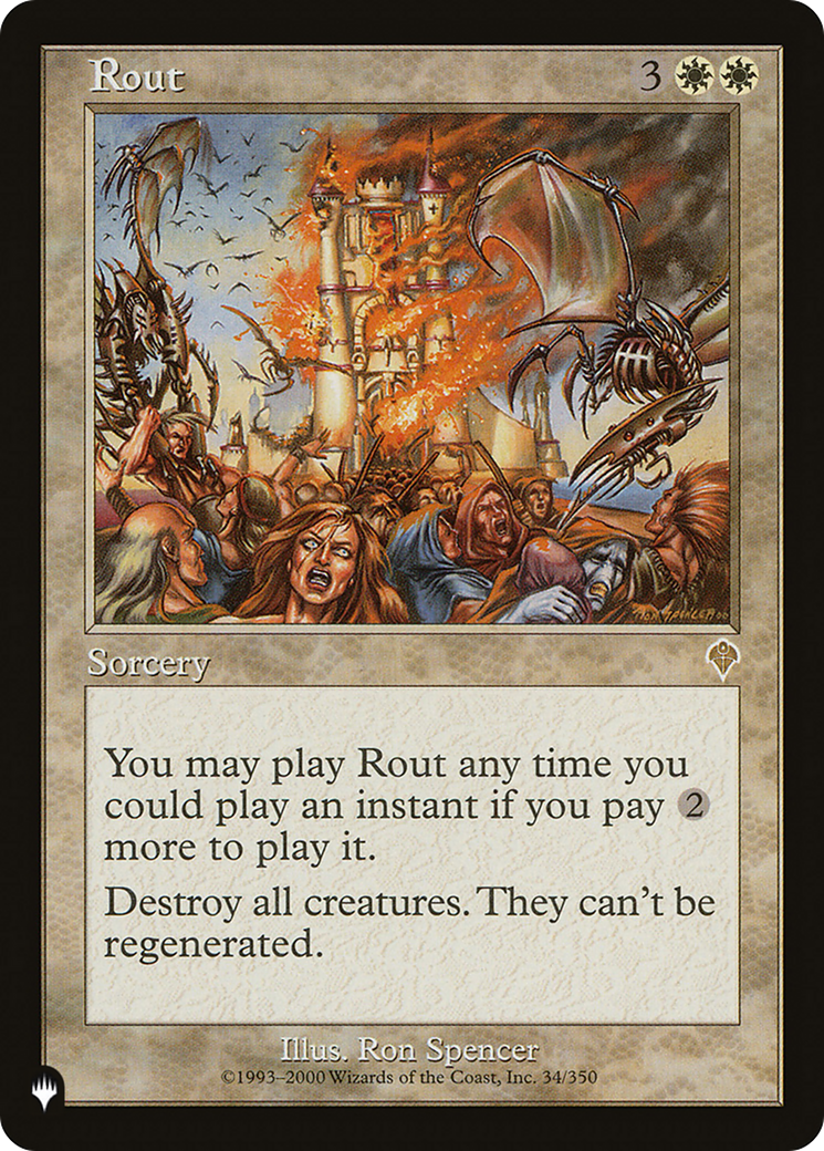 Rout (PLIST-823) - The List - Premium MTG Single from Wizards of the Coast - Just $0.25! Shop now at Game Crave Tournament Store