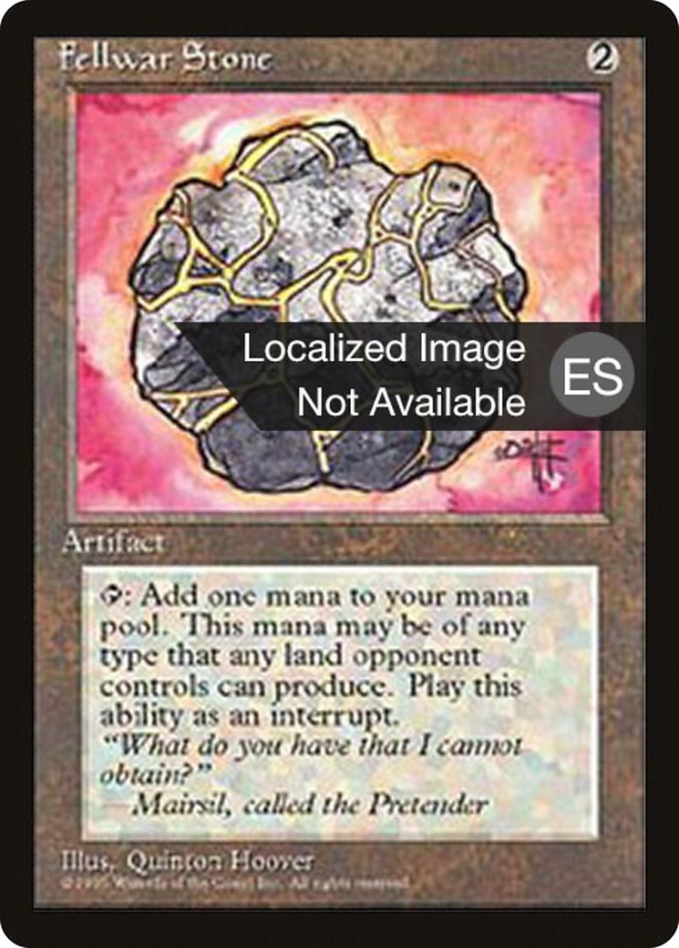 Fellwar Stone (4BB-319) - Fourth Edition Foreign Black Border - Premium MTG Single from Wizards of the Coast - Just $1.92! Shop now at Game Crave Tournament Store