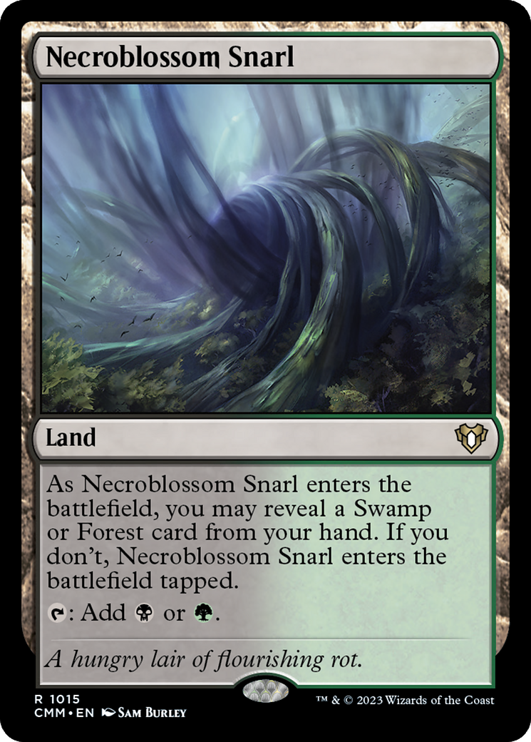 Necroblossom Snarl (CMM-1015) - Commander Masters - Premium MTG Single from Wizards of the Coast - Just $0.09! Shop now at Game Crave Tournament Store