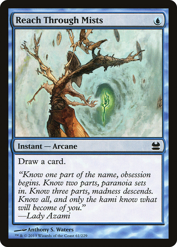 Reach Through Mists (MMA-061) - Modern Masters Foil - Premium MTG Single from Wizards of the Coast - Just $0.14! Shop now at Game Crave Tournament Store