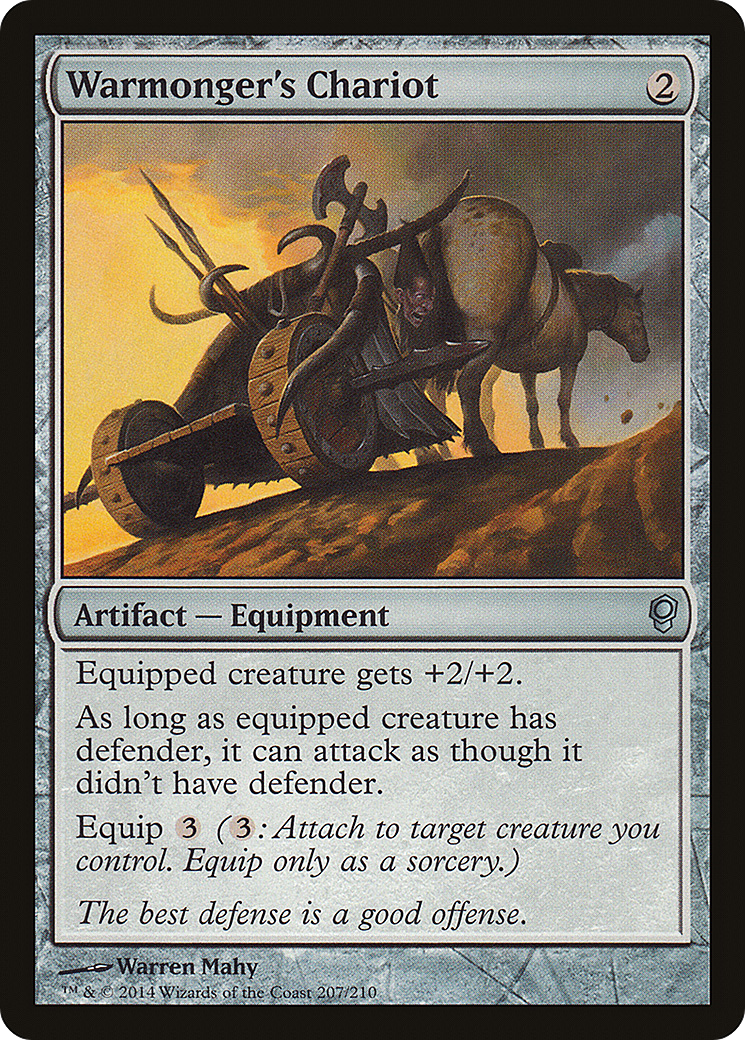 Warmonger's Chariot (CNS-207) - Conspiracy - Premium MTG Single from Wizards of the Coast - Just $0.08! Shop now at Game Crave Tournament Store