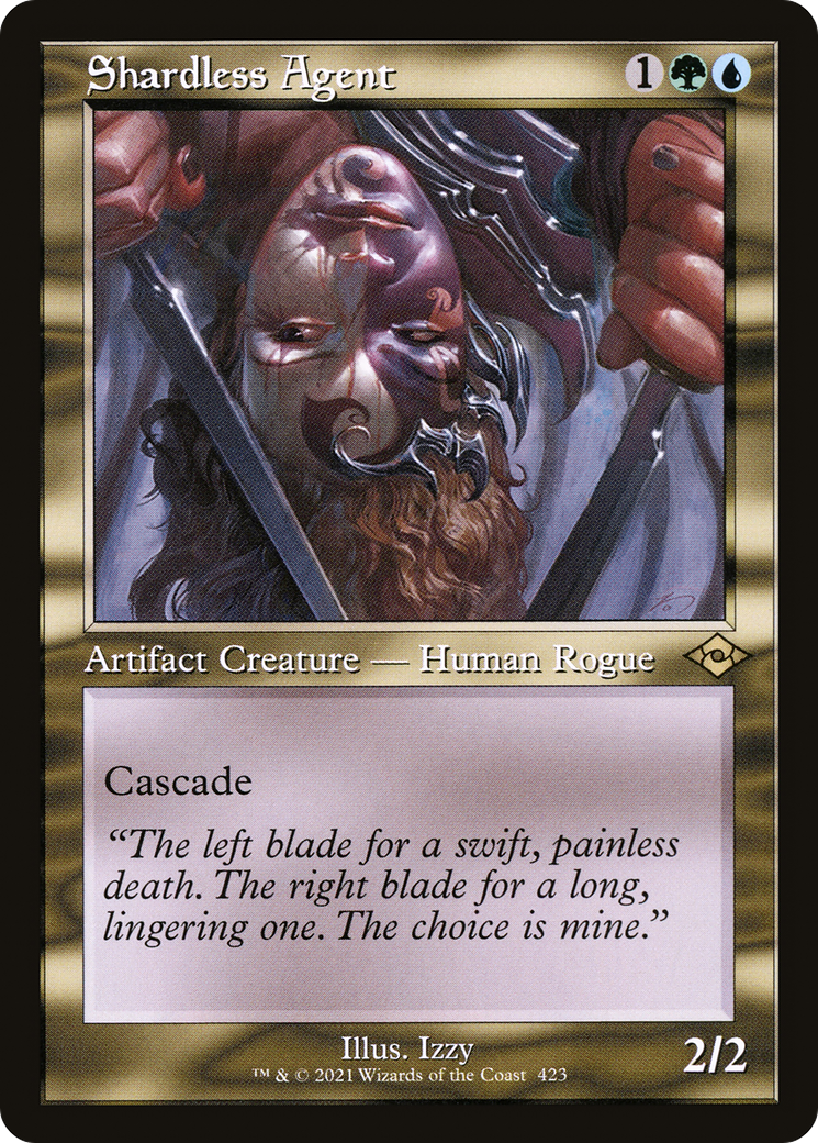 Shardless Agent (MH2-423) - Modern Horizons 2 Etched Foil - Premium MTG Single from Wizards of the Coast - Just $0.12! Shop now at Game Crave Tournament Store