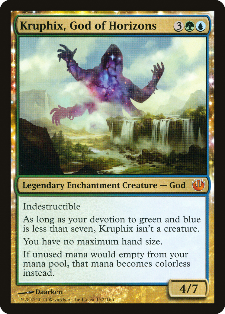 Kruphix, God of Horizons (JOU-152) - Journey into Nyx: (nyxtouched) Foil - Premium MTG Single from Wizards of the Coast - Just $3.29! Shop now at Game Crave Tournament Store