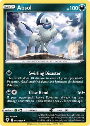 Absol 97 - Deck Exclusives - Premium Pokemon Single from Nintendo - Just $0.50! Shop now at Game Crave Tournament Store