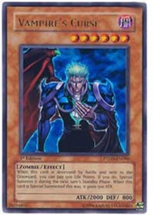 Vampire's Curse (PTDN-EN090) - Phantom Darkness 1st Edition - Premium Yugioh Single from Konami - Just $2.04! Shop now at Game Crave Tournament Store