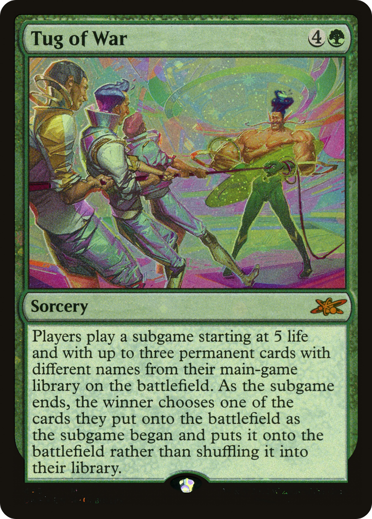 Tug of War (UNF-445) - Unfinity Foil - Premium MTG Single from Wizards of the Coast - Just $0.08! Shop now at Game Crave Tournament Store