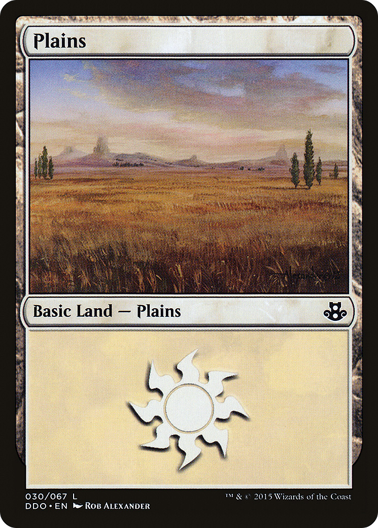Plains (DDO-030) - Duel Decks: Elspeth vs. Kiora - Premium MTG Single from Wizards of the Coast - Just $0.08! Shop now at Game Crave Tournament Store