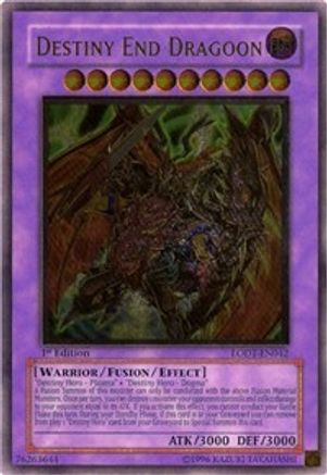 Destiny End Dragoon (UTR) (LODT-EN042) - Light of Destruction Unlimited - Premium Yugioh Single from Konami - Just $11.62! Shop now at Game Crave Tournament Store