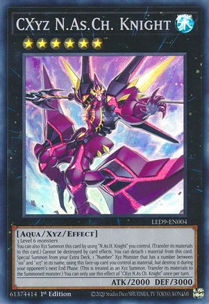 CXyz N.As.Ch. Knight (LED9-EN004) - Legendary Duelists: Duels From the Deep 1st Edition - Premium Yugioh Single from Konami - Just $1.92! Shop now at Game Crave Tournament Store