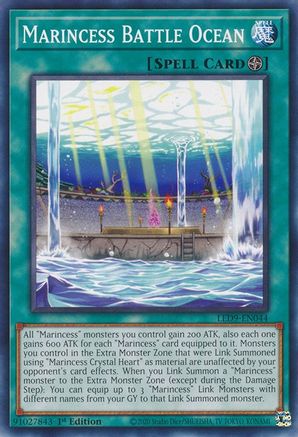 Marincess Battle Ocean (LED9-EN044) - Legendary Duelists: Duels From the Deep 1st Edition - Premium Yugioh Single from Konami - Just $0.08! Shop now at Game Crave Tournament Store