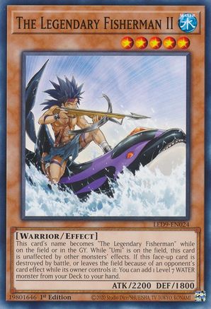 The Legendary Fisherman II (LED9-EN024) - Legendary Duelists: Duels From the Deep 1st Edition - Premium Yugioh Single from Konami - Just $0.25! Shop now at Game Crave Tournament Store