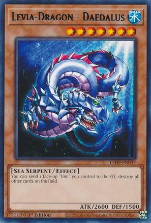 Levia-Dragon - Daedalus (LED9-EN047) - Legendary Duelists: Duels From the Deep 1st Edition - Premium Yugioh Single from Konami - Just $0.25! Shop now at Game Crave Tournament Store