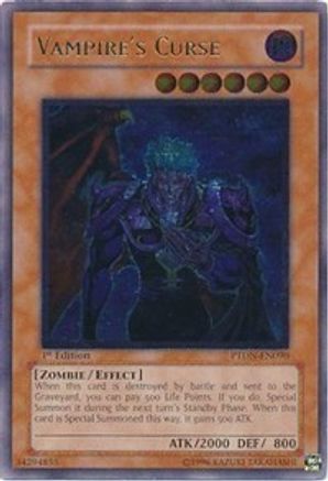 Vampire's Curse (UTR) (PTDN-EN090) - Phantom Darkness 1st Edition - Premium Yugioh Single from Konami - Just $6.85! Shop now at Game Crave Tournament Store