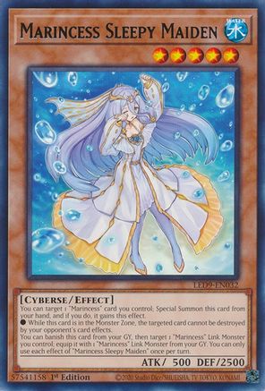 Marincess Sleepy Maiden (LED9-EN032) - Legendary Duelists: Duels From the Deep 1st Edition - Premium Yugioh Single from Konami - Just $0.08! Shop now at Game Crave Tournament Store