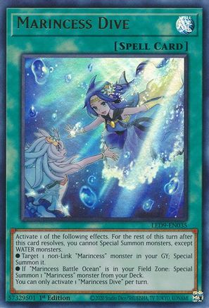 Marincess Dive (LED9-EN035) - Legendary Duelists: Duels From the Deep 1st Edition - Premium Yugioh Single from Konami - Just $0.44! Shop now at Game Crave Tournament Store