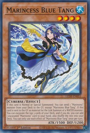 Marincess Blue Tang (LED9-EN051) - Legendary Duelists: Duels From the Deep 1st Edition - Premium Yugioh Single from Konami - Just $0.25! Shop now at Game Crave Tournament Store