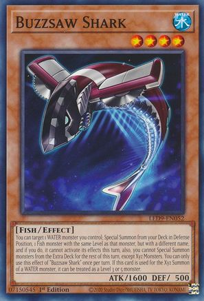 Buzzsaw Shark (LED9-EN052) - Legendary Duelists: Duels From the Deep 1st Edition - Premium Yugioh Single from Konami - Just $0.25! Shop now at Game Crave Tournament Store