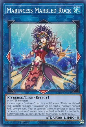 Marincess Marbled Rock (LED9-EN054) - Legendary Duelists: Duels From the Deep 1st Edition - Premium Yugioh Single from Konami - Just $0.08! Shop now at Game Crave Tournament Store
