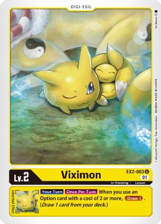 Viximon (EX2-003) - Digital Hazard - Premium Digimon Single from Bandai - Just $1.04! Shop now at Game Crave Tournament Store
