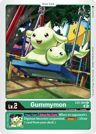 Gummymon (EX2-004) - Digital Hazard - Premium Digimon Single from Bandai - Just $0.25! Shop now at Game Crave Tournament Store