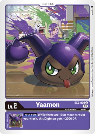 Yaamon (EX2-006) - Digital Hazard - Premium Digimon Single from Bandai - Just $0.25! Shop now at Game Crave Tournament Store