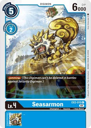 Seasarmon (EX2-015) - Digital Hazard - Premium Digimon Single from Bandai - Just $0.25! Shop now at Game Crave Tournament Store