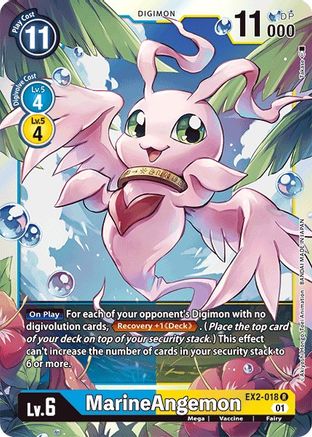 MarineAngemon (EX2-018) - Digital Hazard Foil - Premium Digimon Single from Bandai - Just $0.25! Shop now at Game Crave Tournament Store