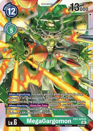 MegaGargomon (EX2-029) - Digital Hazard Foil - Premium Digimon Single from Bandai - Just $0.28! Shop now at Game Crave Tournament Store
