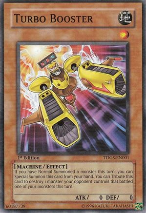 Turbo Booster (TDGS-EN001) - The Duelist Genesis 1st Edition - Premium Yugioh Single from Konami - Just $0.31! Shop now at Game Crave Tournament Store