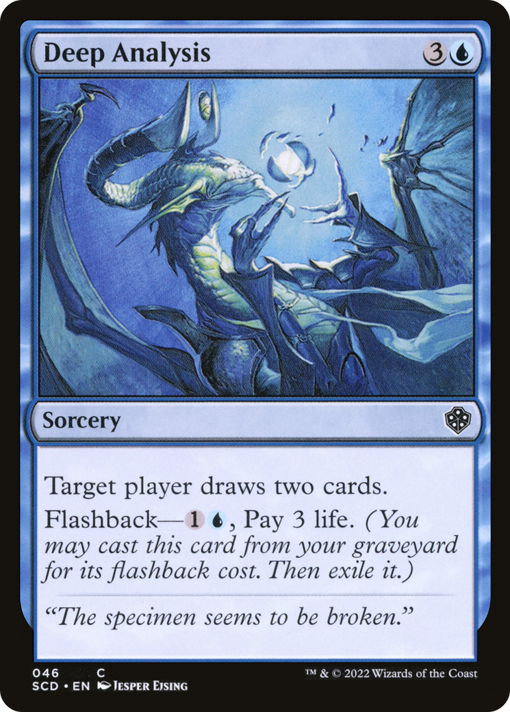 Deep Analysis (SCD-046) - Starter Commander Decks - Premium MTG Single from Wizards of the Coast - Just $0.08! Shop now at Game Crave Tournament Store