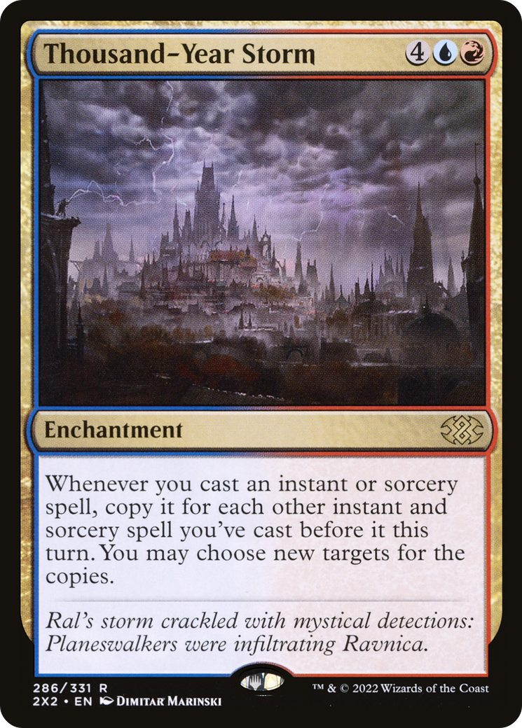 Thousand-Year Storm (2X2-286) - Double Masters 2022 - Premium MTG Single from Wizards of the Coast - Just $0.58! Shop now at Game Crave Tournament Store