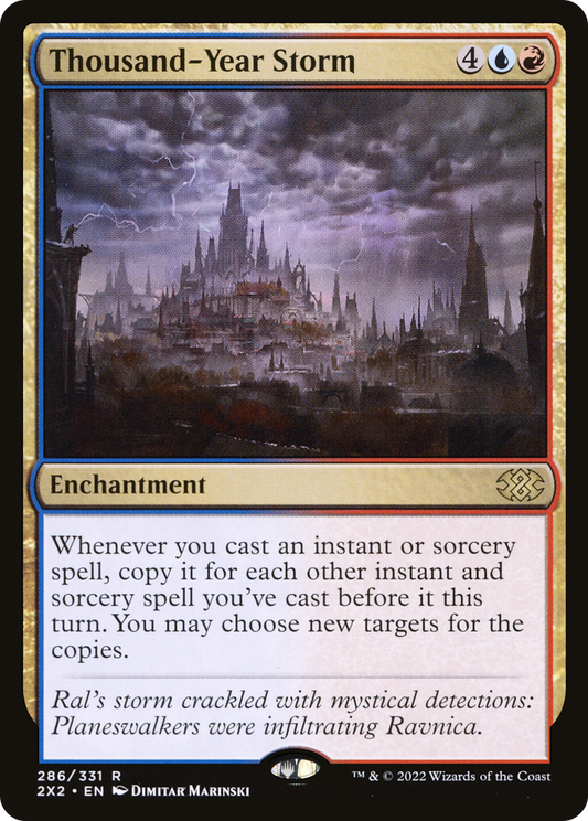 Thousand-Year Storm (2X2-286) - Double Masters 2022 - Premium MTG Single from Wizards of the Coast - Just $0.58! Shop now at Game Crave Tournament Store