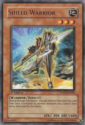 Shield Warrior (TDGS-EN005) - The Duelist Genesis Unlimited - Premium Yugioh Single from Konami - Just $0.25! Shop now at Game Crave Tournament Store