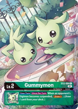 Gummymon (Alternate Art) (EX2-004) - Digital Hazard Foil - Premium Digimon Single from Bandai - Just $7.38! Shop now at Game Crave Tournament Store