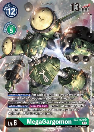 MegaGargomon (Alternate Art) (EX2-029) - Digital Hazard Foil - Premium Digimon Single from Bandai - Just $2.44! Shop now at Game Crave Tournament Store