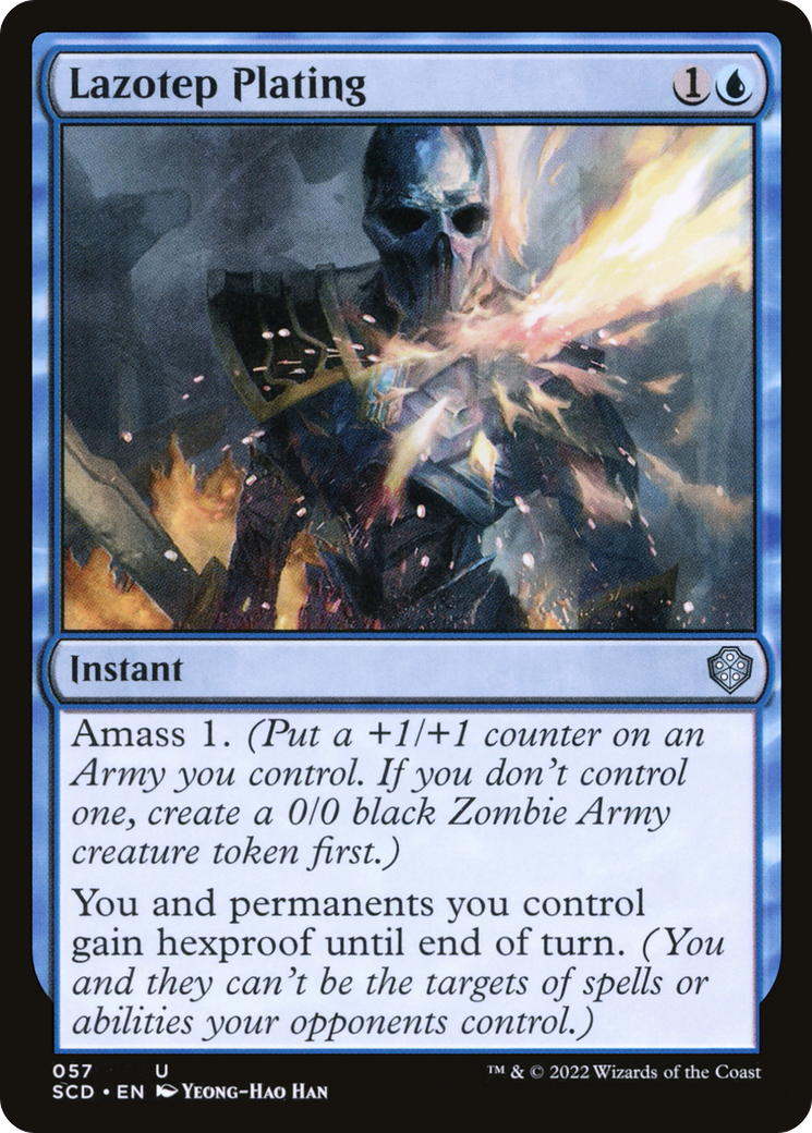 Lazotep Plating (SCD-057) - Starter Commander Decks - Premium MTG Single from Wizards of the Coast - Just $0.39! Shop now at Game Crave Tournament Store