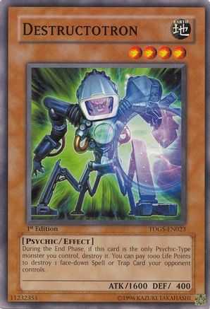 Destructotron (TDGS-EN023) - The Duelist Genesis Unlimited - Premium Yugioh Single from Konami - Just $0.25! Shop now at Game Crave Tournament Store