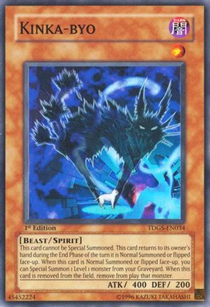 Kinka-Byo (TDGS-EN034) - The Duelist Genesis 1st Edition - Premium Yugioh Single from Konami - Just $7.05! Shop now at Game Crave Tournament Store