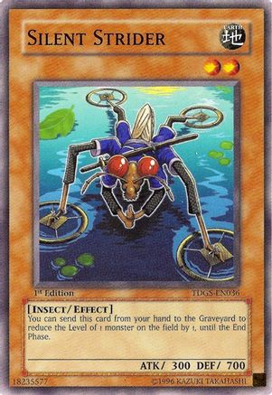 Silent Strider (TDGS-EN036) - The Duelist Genesis Unlimited - Premium Yugioh Single from Konami - Just $0.08! Shop now at Game Crave Tournament Store