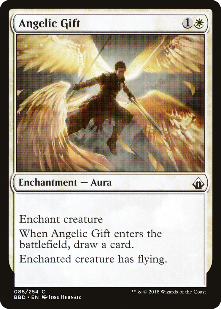 Angelic Gift (BBD-088) - Battlebond - Premium MTG Single from Wizards of the Coast - Just $0.25! Shop now at Game Crave Tournament Store