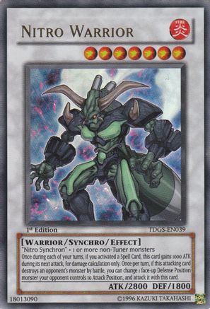 Nitro Warrior (TDGS-EN039) - The Duelist Genesis Unlimited - Premium Yugioh Single from Konami - Just $3.24! Shop now at Game Crave Tournament Store