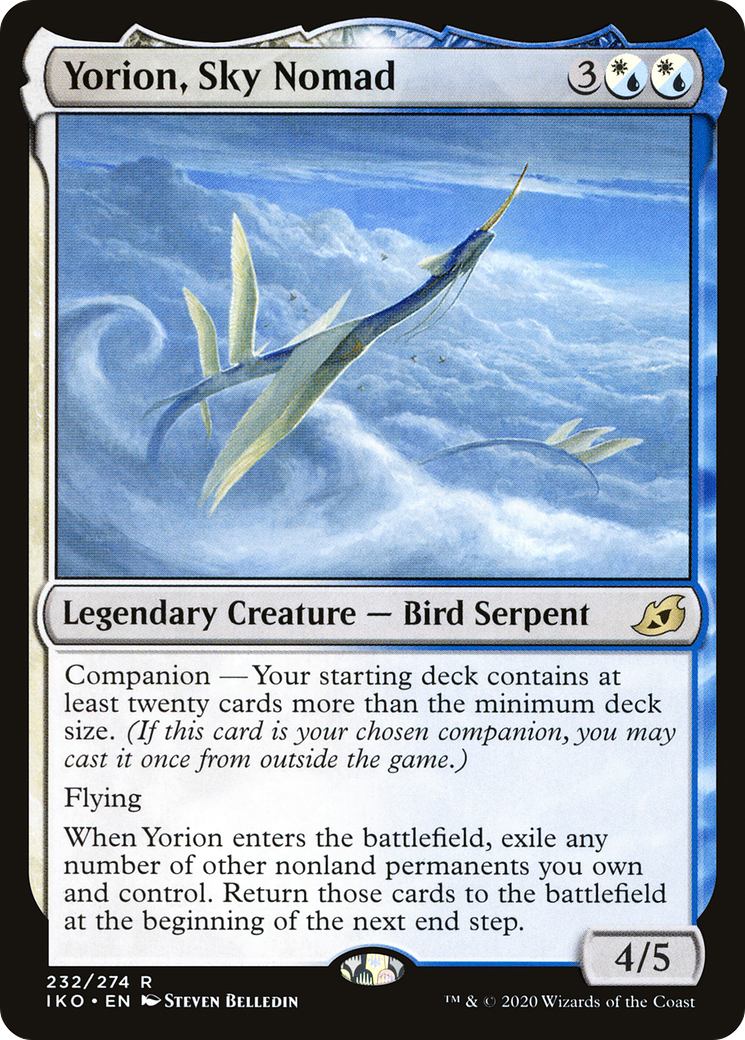 Yorion, Sky Nomad (IKO-232) - Ikoria: Lair of Behemoths: (companion) - Premium MTG Single from Wizards of the Coast - Just $0.31! Shop now at Game Crave Tournament Store