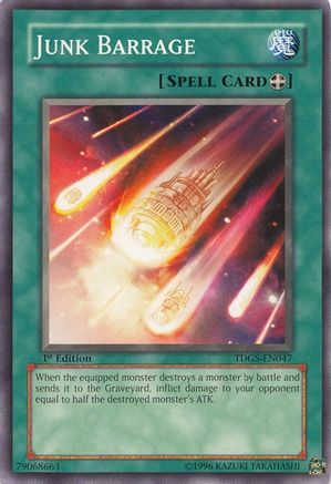Junk Barrage (TDGS-EN047) - The Duelist Genesis Unlimited - Premium Yugioh Single from Konami - Just $0.25! Shop now at Game Crave Tournament Store