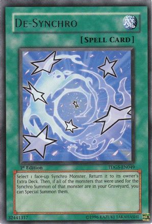 De-Synchro (TDGS-EN049) - The Duelist Genesis Unlimited - Premium Yugioh Single from Konami - Just $0.25! Shop now at Game Crave Tournament Store