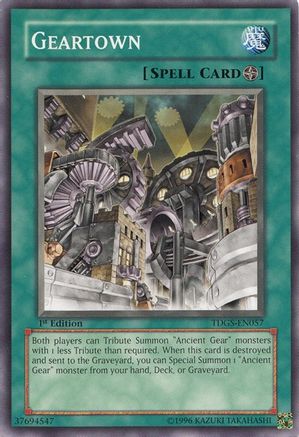 Geartown (TDGS-EN057) - The Duelist Genesis 1st Edition - Premium Yugioh Single from Konami - Just $0.41! Shop now at Game Crave Tournament Store