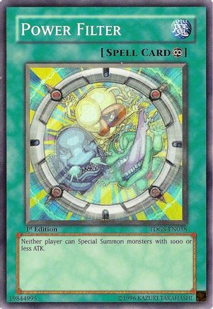 Power Filter (TDGS-EN058) - The Duelist Genesis Unlimited - Premium Yugioh Single from Konami - Just $3.42! Shop now at Game Crave Tournament Store