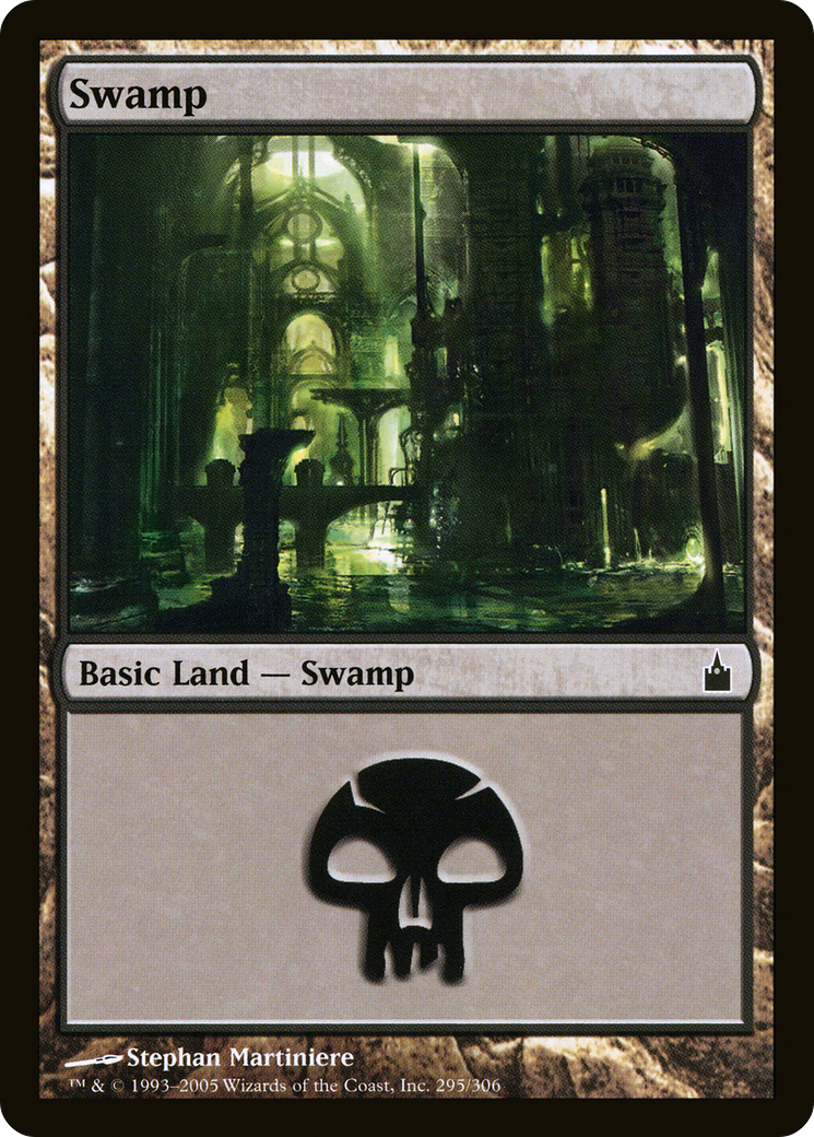 Swamp (RAV-295) - Ravnica: City of Guilds - Premium MTG Single from Wizards of the Coast - Just $0.30! Shop now at Game Crave Tournament Store